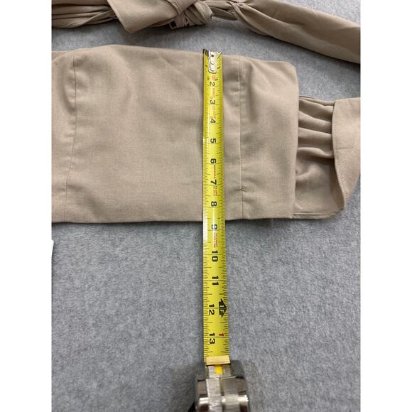 NWT. Commence Khaki Cotton and Linen Cross Halter Tank -Size XS - Picture 8 of 12